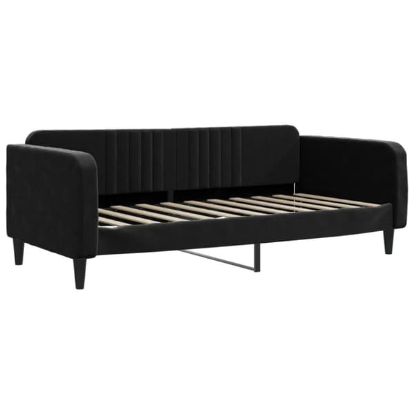 daybed 90x190 cm velour sort