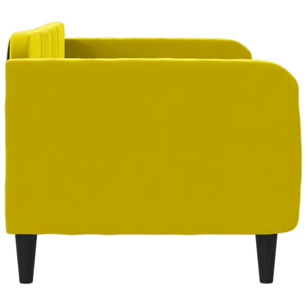 Dagbädd gul 80x200 cm sammet