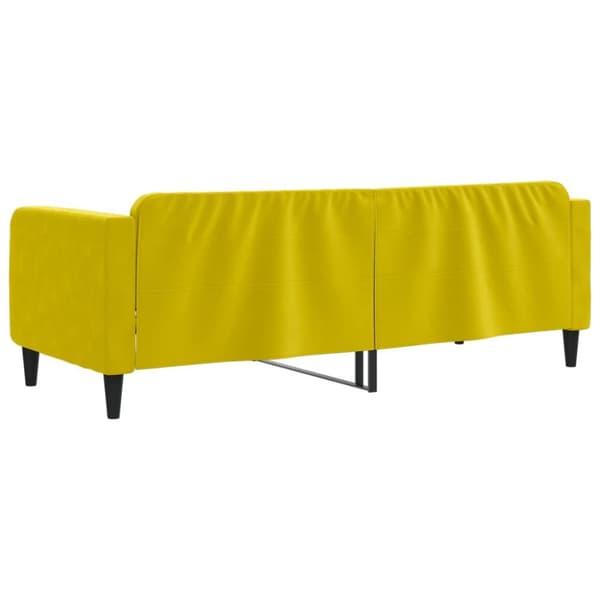 Dagbädd gul 80x200 cm sammet