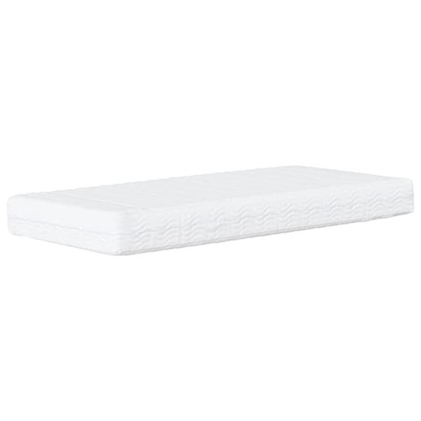 daybed med madras 100x200 cm stof lysegrå