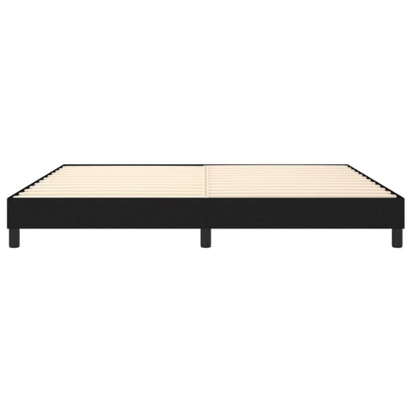 sengeramme 200x200 cm stof sort