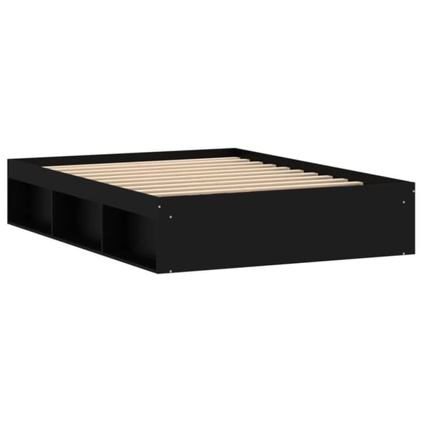 sengeramme 135x190 cm sort