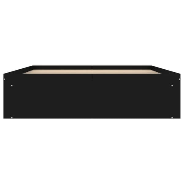 sengeramme 135x190 cm sort