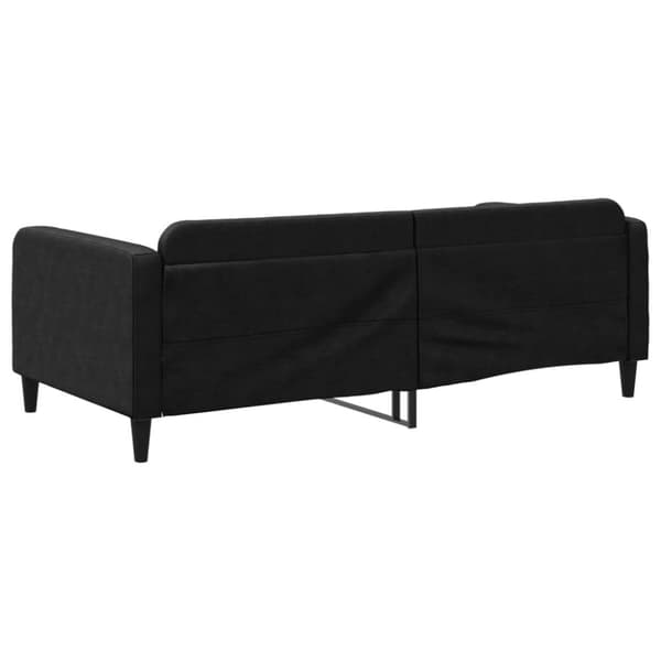 Dagbädd svart 100x200 cm tyg