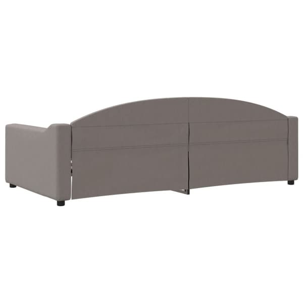 Dagbädd taupe 100x200 cm tyg