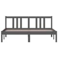 Miniatyrbillede 4 af 9: sengeramme 150x200 cm King Size massivt fyrretræ grå
