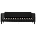 Miniatyrbillede 4 af 10: daybed med madras 80x200 cm velour sort