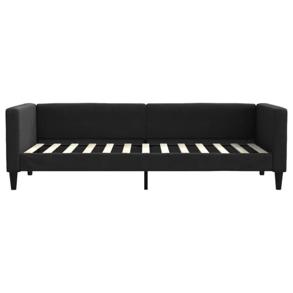 Dagbädd utdragbar svart 80x200 cm tyg