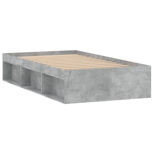 sengeramme 100x200 cm betongrå