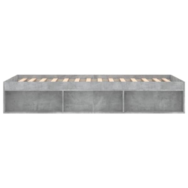 sengeramme 100x200 cm betongrå
