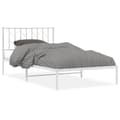 Miniatyrbillede 2 af 10: sengeramme med sengegavl 107x203 cm metal hvid