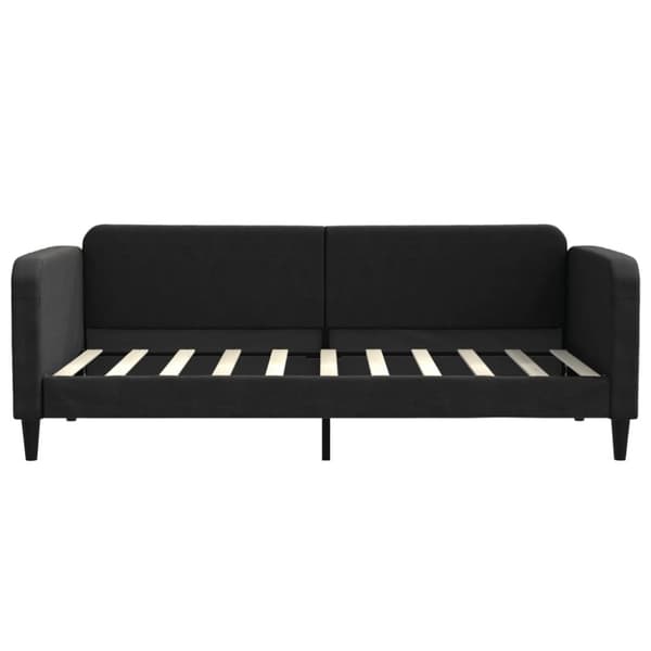 Dagbädd svart 90x190 cm tyg