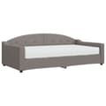 Miniatyrbillede 2 af 10: daybed med madras 100x200 cm stof gråbrun
