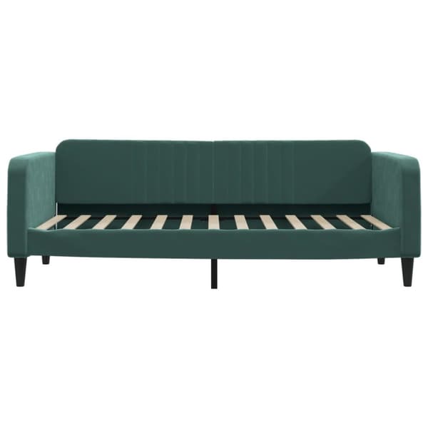 Dagbädd mörkgrön 90x200 cm sammet