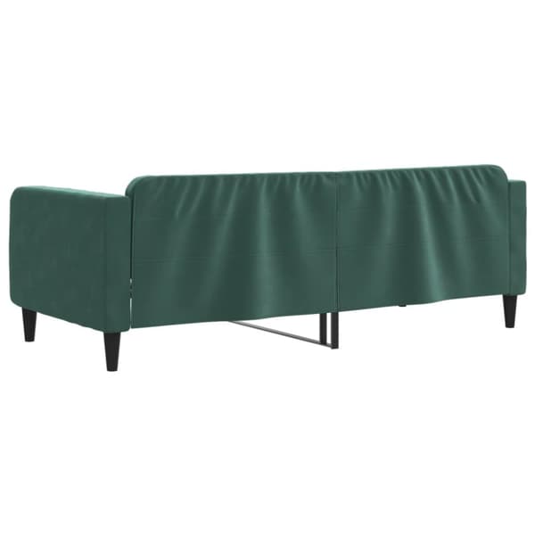 Dagbädd mörkgrön 90x200 cm sammet