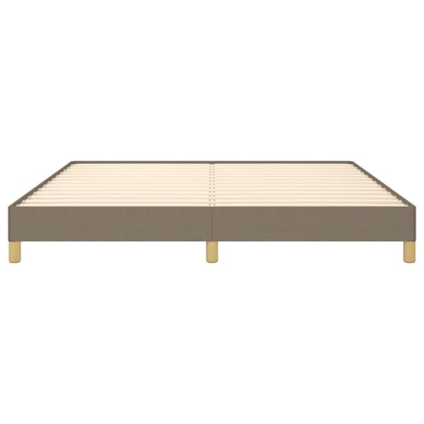 sengeramme uden madras 180x200 cm stof gråbrun
