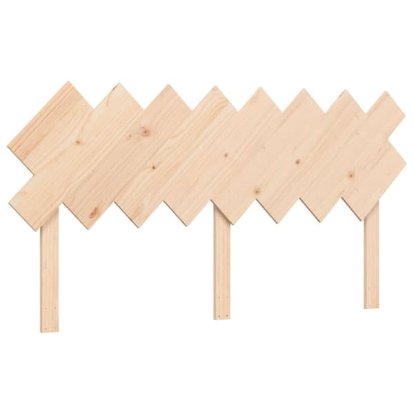 sengeramme med sengegavl 160x200 cm massivt træ