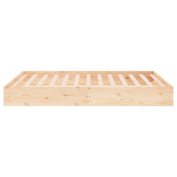sengeramme uden madras 160x200 cm massivt træ