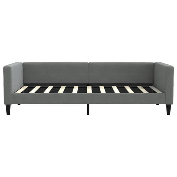 daybed 90x190 cm stof mørkegrå