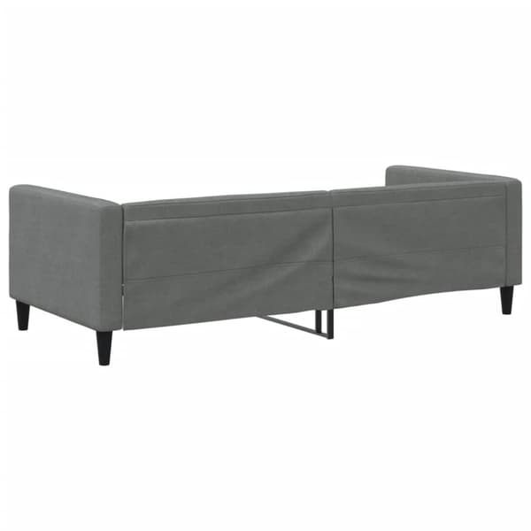daybed 90x190 cm stof mørkegrå
