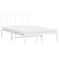 Miniatyrbillede 4 af 10: sengeramme med sengegavl 120x200 cm metal hvid