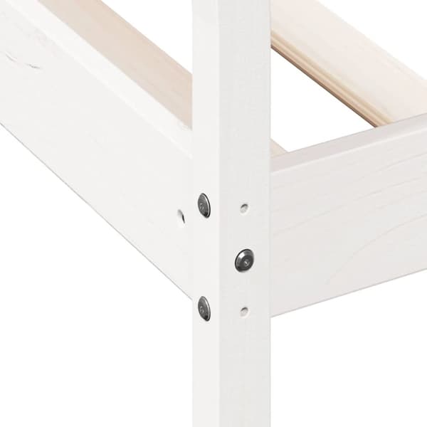 Dagbädd vit 75x190 cm massivt furu