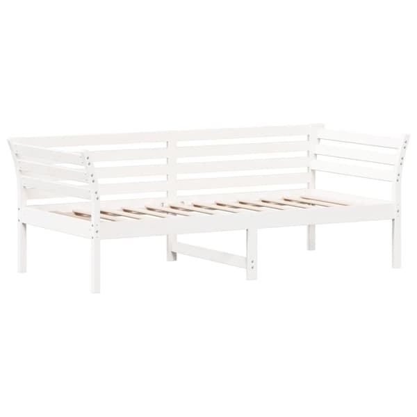 Dagbädd vit 75x190 cm massivt furu