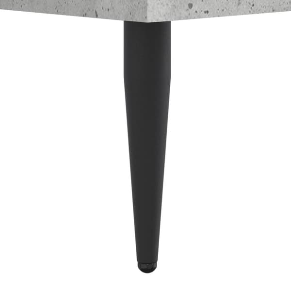 sengeramme 75x190 cm konstrueret træ betongrå