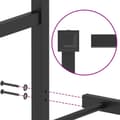 Miniatyrbillede 9 af 10: sengeramme med sengegavl 135x190 cm metal sort