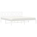 Miniatyrbillede 4 af 10: sengeramme med sengegavl 193x203 cm metal hvid