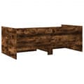 Miniatyrbillede 6 af 10: daybed med skuffer 75x190 cm konstrueret træ røget eg