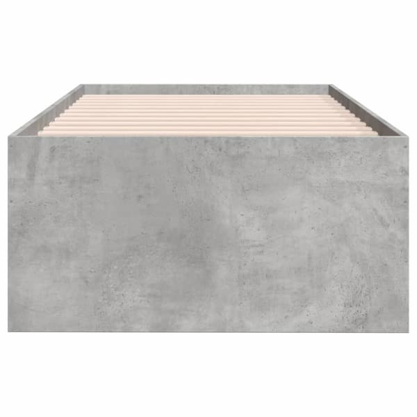 Vuodesohva laatikoilla betoninharmaa 75x190 cm tekninen puu