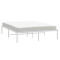 Miniatyrbillede 3 af 8: sengeramme 150x200 cm metal hvid