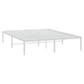Miniatyrbillede 4 af 8: sengeramme 150x200 cm metal hvid