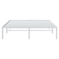 Miniatyrbillede 5 af 8: sengeramme 150x200 cm metal hvid