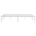 Miniatyrbillede 6 af 8: sengeramme 150x200 cm metal hvid