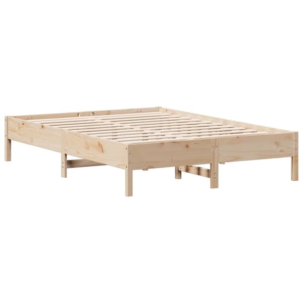 sengeramme uden madras 160x200 cm massivt fyrretræ