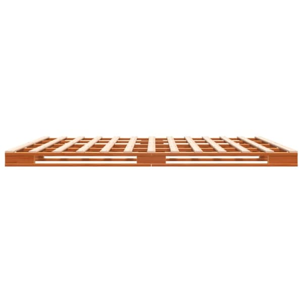palleseng 180x200 cm massivt fyrretræ gyldenbrun