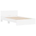 Miniatyrbillede 4 af 10: sengeramme med sengegavl 120x200 cm hvid