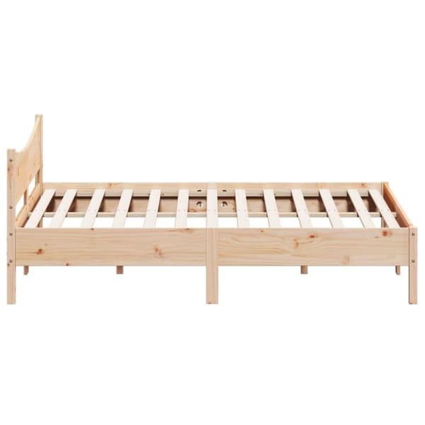 sengeramme uden madras 180x200 cm massivt fyrretræ