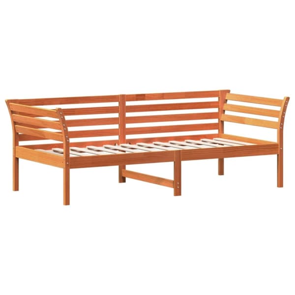 Dagbädd vaxad brun 100x200 cm massivt furu