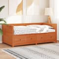 Miniatyrbillede 4 af 10: daybed 100x200 cm massivt fyrretræ gyldenbrun
