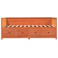 Miniatyrbillede 7 af 10: daybed 100x200 cm massivt fyrretræ gyldenbrun