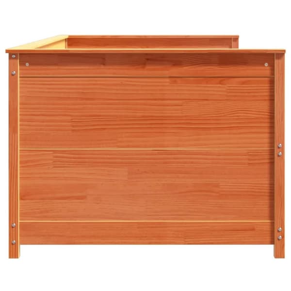 daybed 100x200 cm massivt fyrretræ gyldenbrun