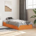 Miniatyrbillede 3 af 8: sengeramme uden madras 90x190 cm massivt fyrretræ gyldenbrun