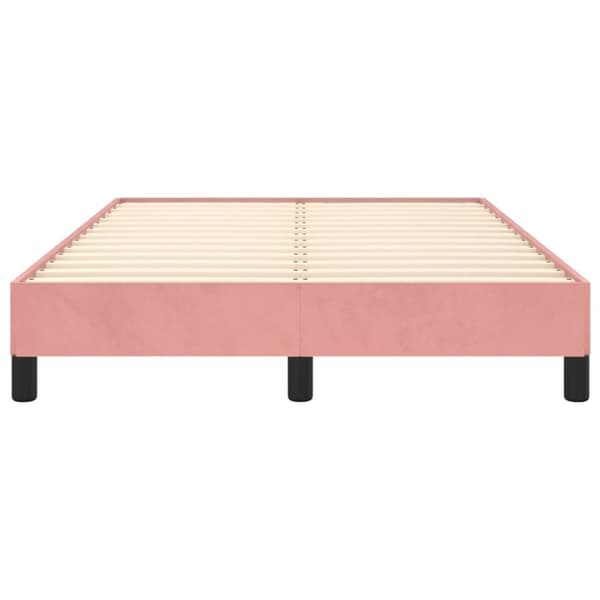 sengeramme 120x200 cm fløjl pink