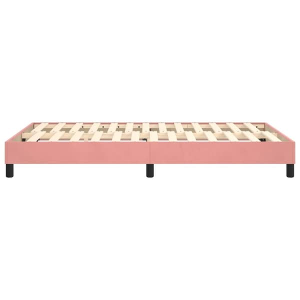 sengeramme 120x200 cm fløjl pink