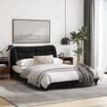 Miniatyrbillede 3 af 10: sengeramme uden madras 140x190 cm stof sort