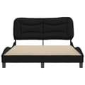 Miniatyrbillede 4 af 10: sengeramme uden madras 140x190 cm stof sort