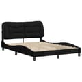 Miniatyrbillede 2 af 10: sengeramme uden madras 140x190 cm stof sort